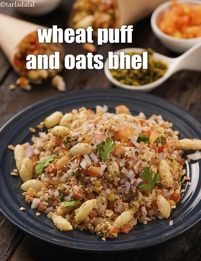 Wheat Puff and Oats Bhel for Kidney Patients