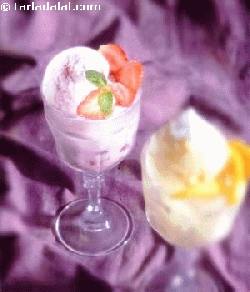 Fresh Strawberry Ice-Cream