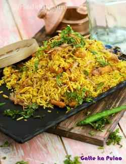 Cabbage Pulao recipe, Low Cholesterol Cabbage Pulao