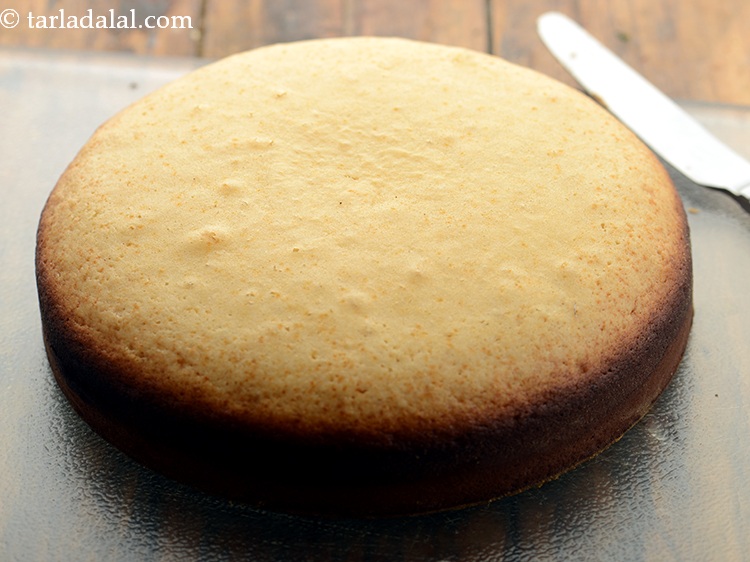 Eggless Vanilla Sponge Cake ( Pressure Cooker) recipe
