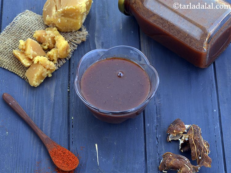 Khajur Imli Ki Chutney Recipe, Date And Tamarind Chutney, Sweet Chutney