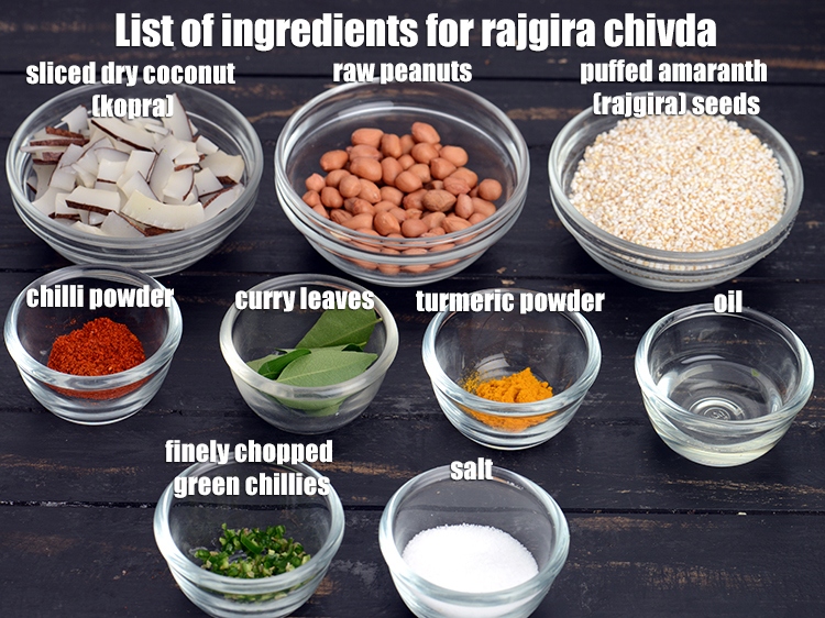 Rajgira Chivda Recipe 