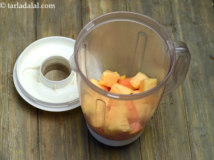 melon papaya juice recipe | papaya muskmelon juice | healthy melon ...