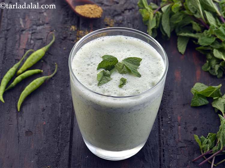 Mint-Masala Lassi