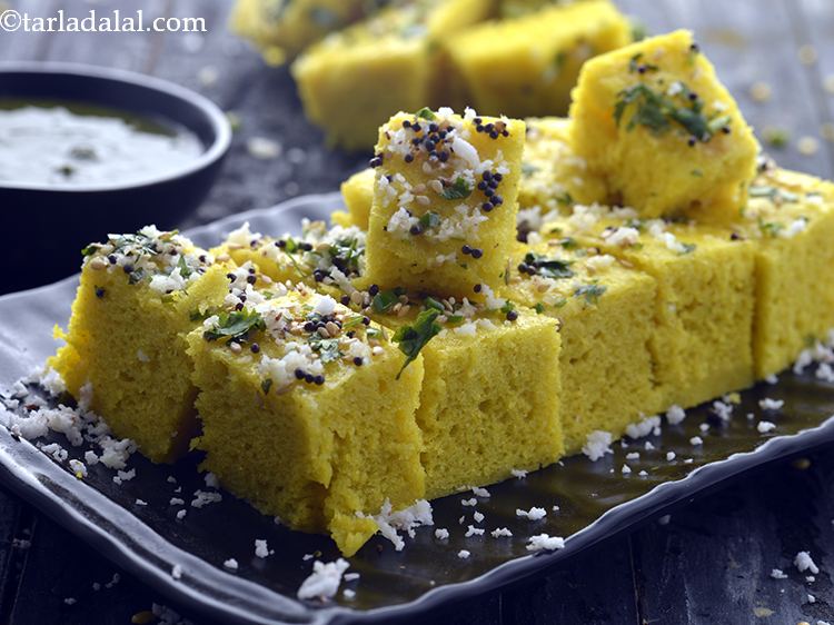 moong dal dhokla | Gujarati moong dal dhokla | steamed yellow moong dal ...