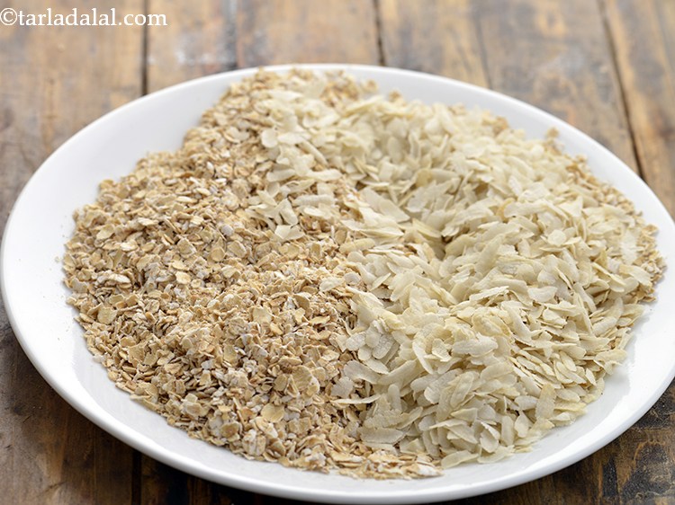 Oats and Poha Chivda recipe, Oats Chivda