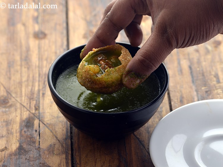 Pani Puri Recipe Golgappa Puchka Home Made Pani Puri