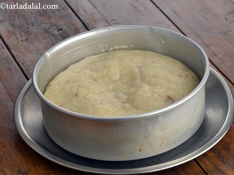 Rava eggless cake discount in pressure cooker