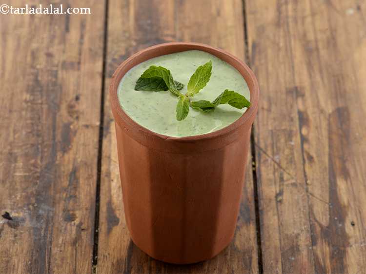 Mint-Masala Lassi