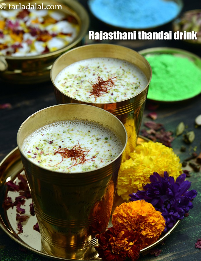 Thandai Recipe Rajasthani Thandai Drink Homemade Thandai Holi