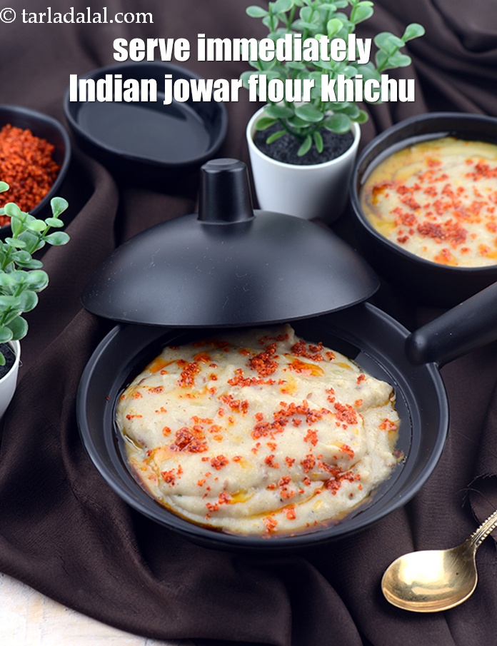 Jowar Khichu ( Non- Fried Snacks ) recipe