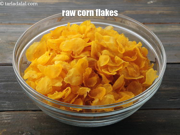 corn flakes chivda recipe, cornflakes chivda for Diwali
