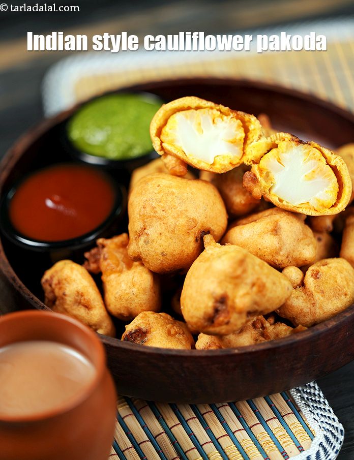 Gobi Pakora Recipe Indian Style Cauliflower Pakoda Gobhi Ke Pakode