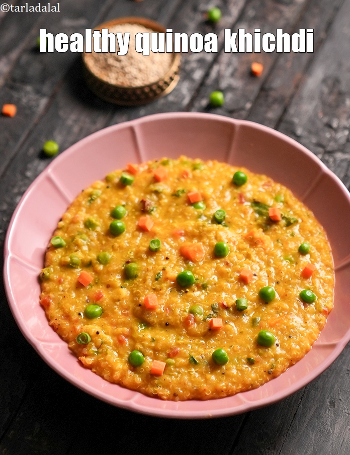 quinoa khichdi recipe | healthy quinoa khichdi | instant pot quinoa ...