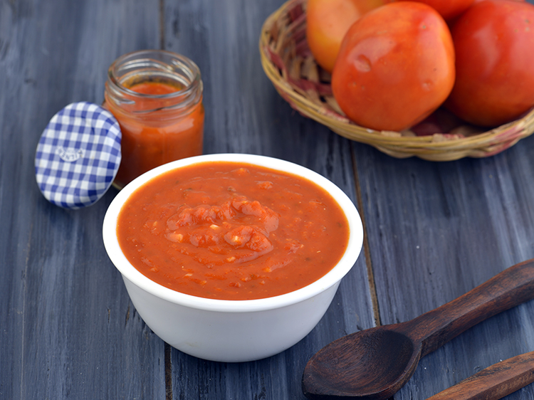 Tamatar Ki Chutney Recipe, Indian Tomato Chutney For Chaats