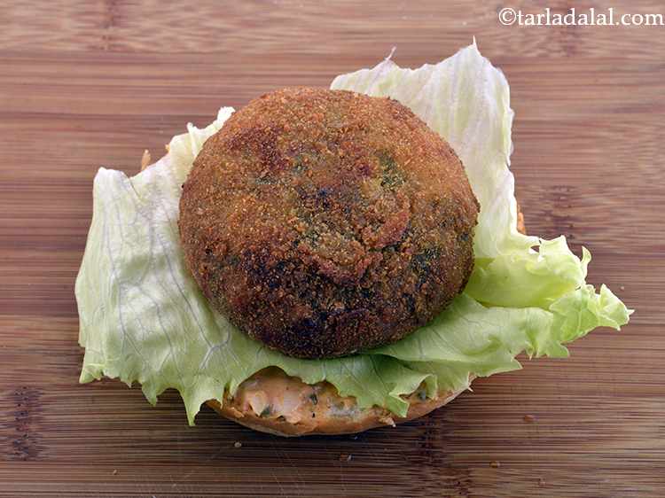 Veggie Burger recipe | How to make Indian Veg burger