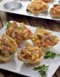 Baked Corn and Tomato Bread Cups