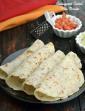 Cabbage and Carrot Rice Bhakri