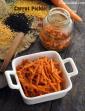 Carrot Pickle, Instant Gajar ka Achar in Gujarati