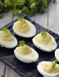 Deviled Eggs, Eggs Stuffed with Egg Yolk and Mayonnaise