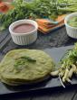 Fresh Green Garlic Pancakes, Winter Fresh Green Garlic Pancakes