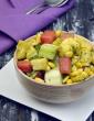 Fruity Corn Salad, Fruit, Corn and Cucumber in Mint Dressing