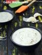 Garlic Mayonnaise, Eggless Garlic Mayonnaise