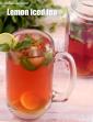 Indian Lemon Iced Tea Mocktail