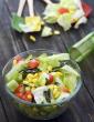 Lettuce, Corn and Tomato Salad