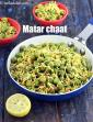 Matar Chaat, Healthy Green Peas Snack