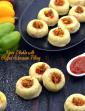 Rava Dhokla with Stuffed Schezwan Filling