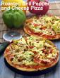 Roasted Bell Pepper and Cheese Pizza