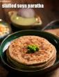 Stuffed Soya Paratha in Hindi