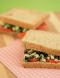 Tomato , Basil and Feta Cheese Sandwich