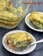 Vegetable Egg Bake, One Meal Dish