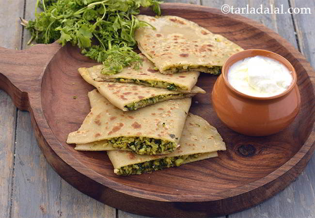 Sprouts Paratha Recipe
